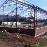 2. Greenhouse construction progress