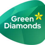 Green Diamonds wit-100