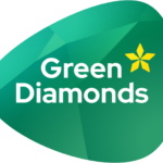 Green Diamonds wit